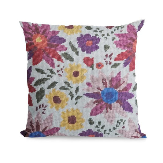 Kit de bordado sobre cañamazo | Alegría