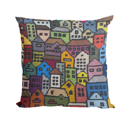 Kit de bordado sobre cañamazo | Cinque Terre