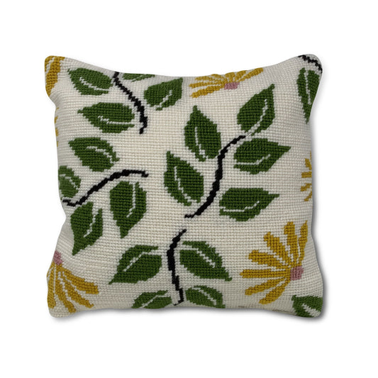 Kit de bordado sobre cañamazo | Floral