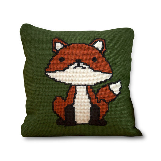 Kit de bordado sobre cañamazo | Zorro