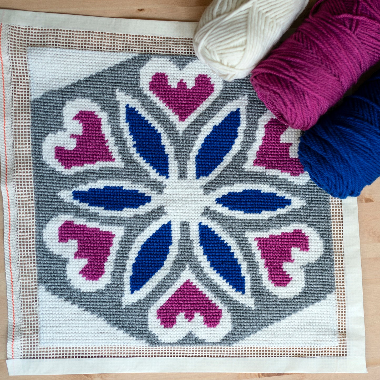 Kit de bordado sobre cañamazo | Gràcia