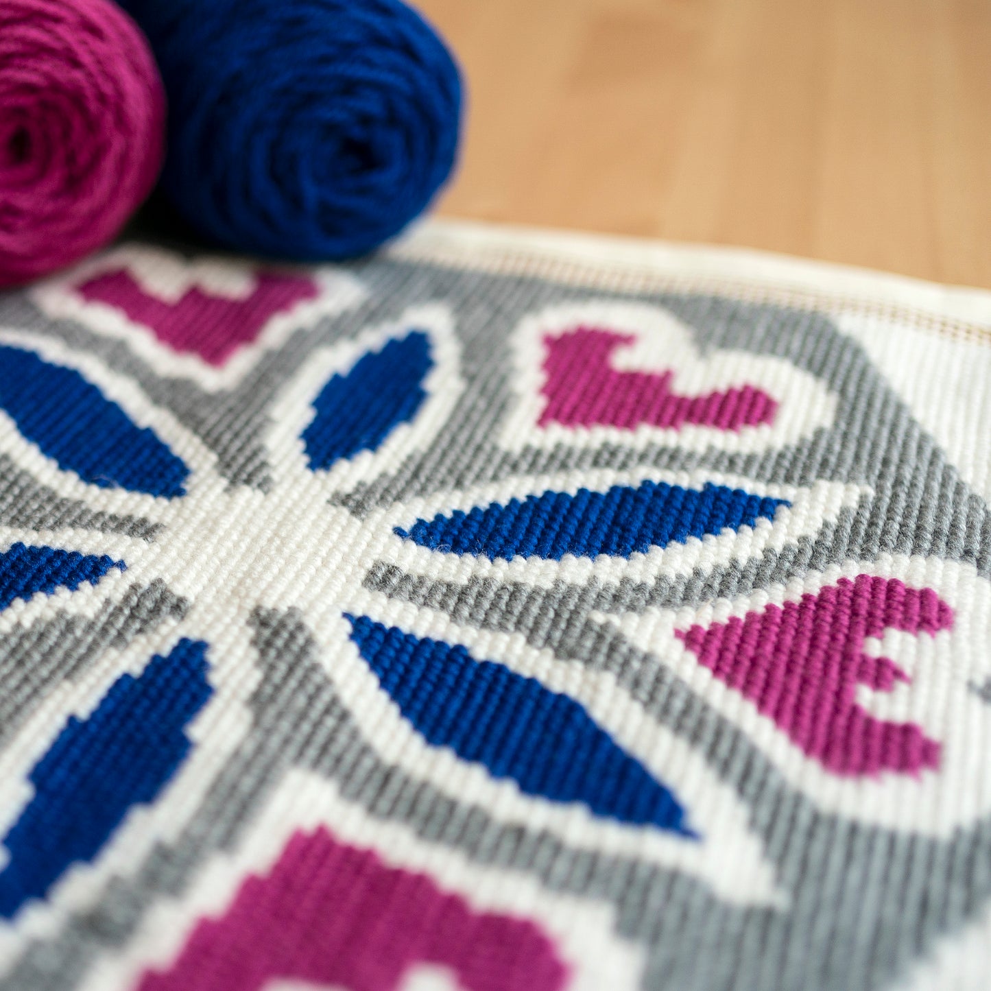 Kit de bordado sobre cañamazo | Gràcia