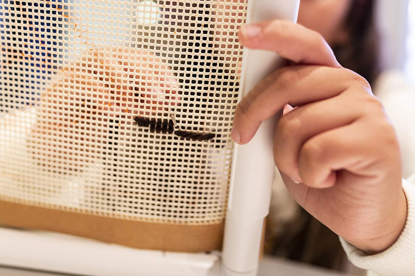 Kit de bordado sobre cañamazo | Eixample