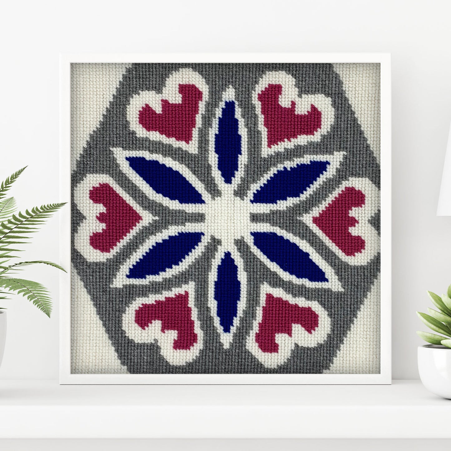 Kit de bordado sobre cañamazo | Gràcia