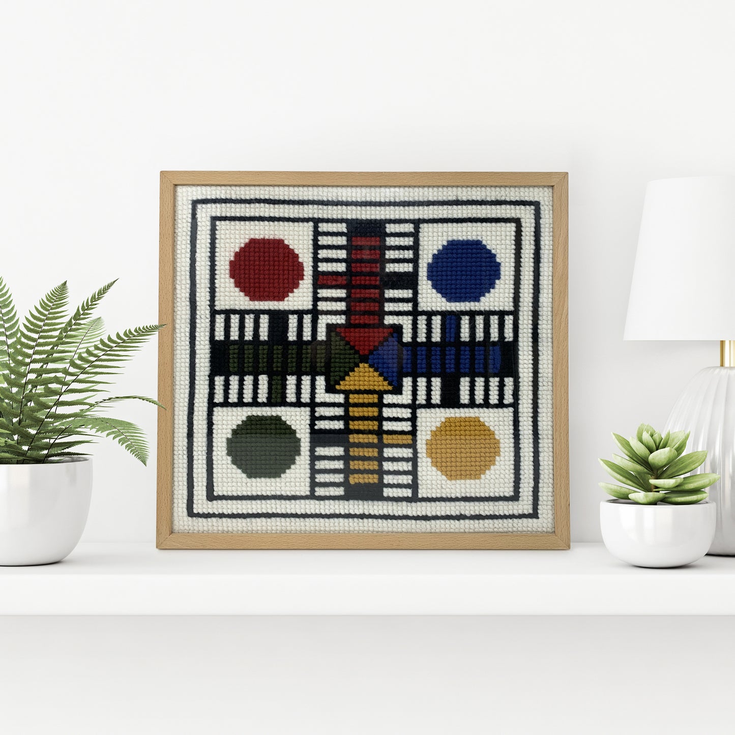 Kit de bordado sobre cañamazo | Parchís