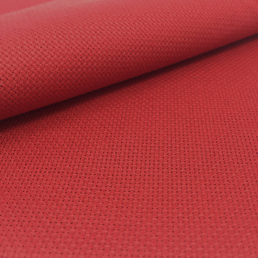 Tela para Punto de Cruz | 75cm x 50cm | Rojo