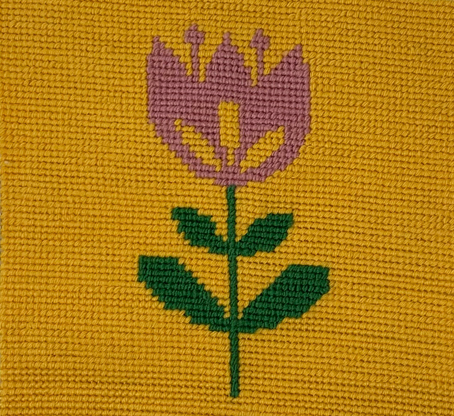 Kit de bordado Infantil sobre cañamazo | Tulipa